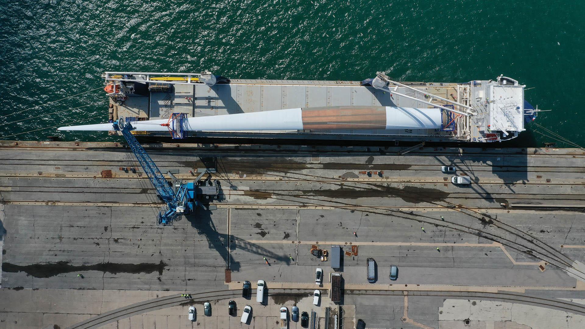 Worlds Largest Wind Turbine Blade Sets Sail LM Wind Power